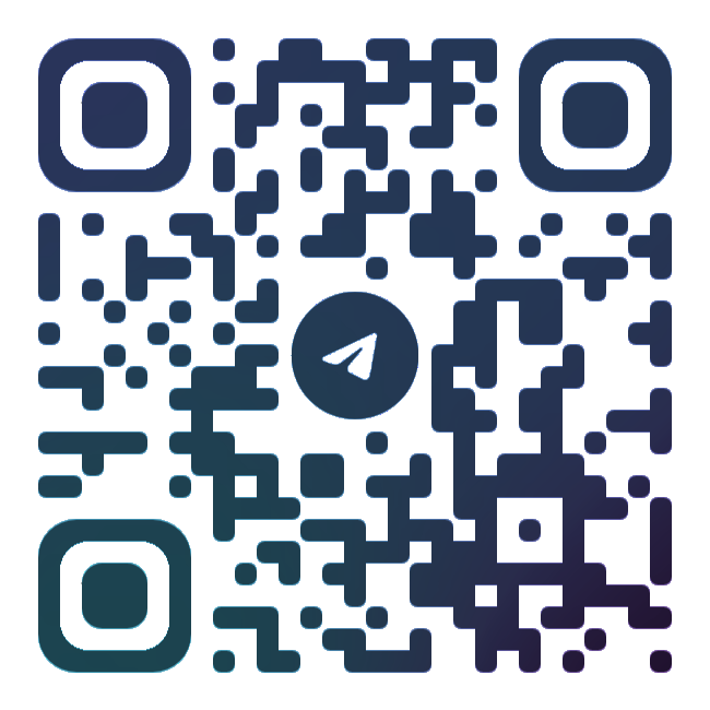 QR-код для перехода в чат Telegram